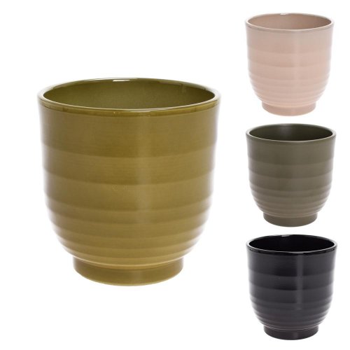 Obal mica lisa mix farba/keramika 4ass rôzne farby pdq - v13,5xh13,5cm