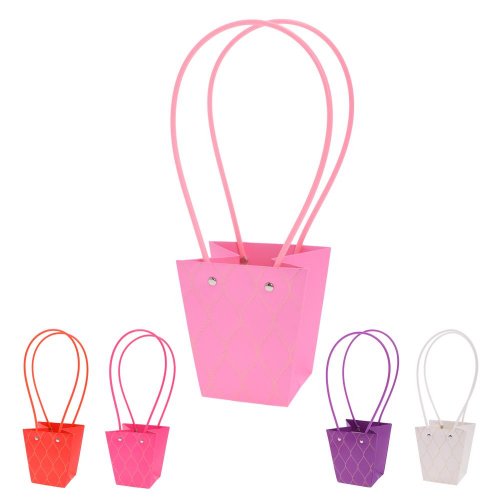 Taška na kvety 12,5x12/8cmmalá mix farba