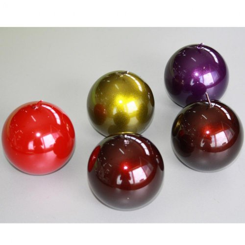 Lak. metal guľa 60 fialová