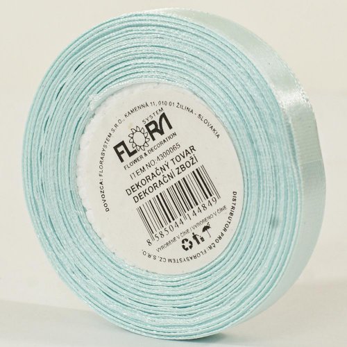 Saten stuha 10mm/15m modrá bl. farba 010