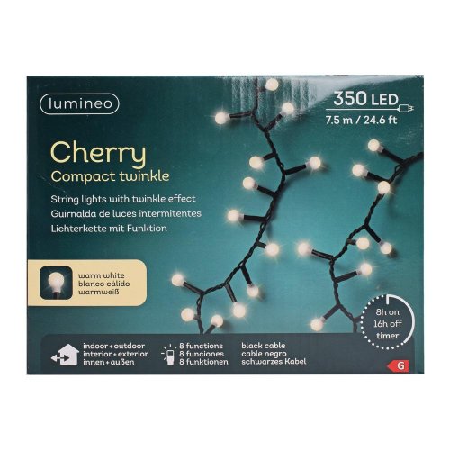 Led svet guličky trblietavý efekt/ 8 funk/exter 7,5m