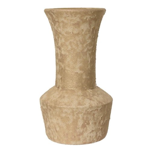 Váza terakota matná so zlat. trblietkou sand pr.16/v30cm