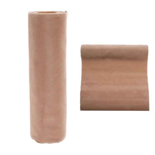 Štóla zamat velvet 30cmx3m sivádove