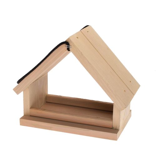 Td411.sb krmítko drevo šedobéžové 26x14x19,5 cm