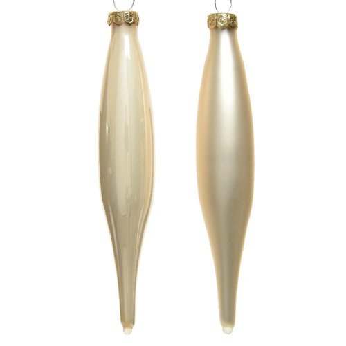 Cencúle perla sklo lesklé/matná s/6 pr.3cmx15cm