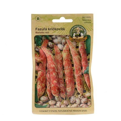 Fazuľa záhr.kr.borlotto red 20g