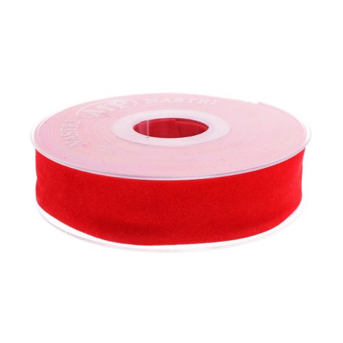 Stuha zamat25 mmx7m červená