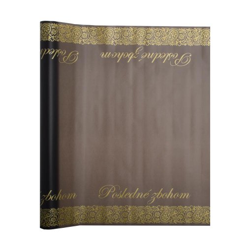 Fólia čiernozlatá ,posl.zbohom,50cmx8m