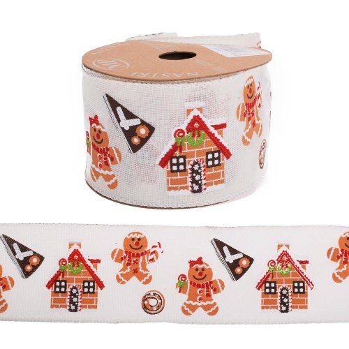Stuha vian perník 6,3cm/10m 5019 - Vianočné dekorácie