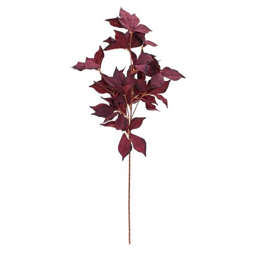 Konár listy bordové 84cm - Umelé kvety