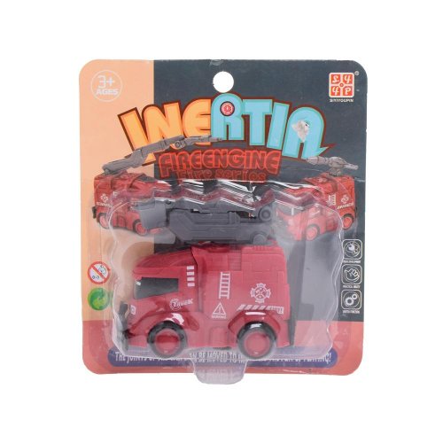 Hasičské auto na zotrvačník 8,5cm