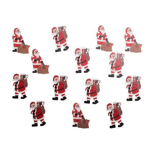 Mikuláš nálepka mix2 4.5x3cm