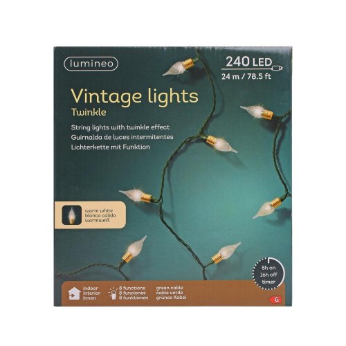 Led svetielka iner/8funk/trbl.efekt /23,90m
