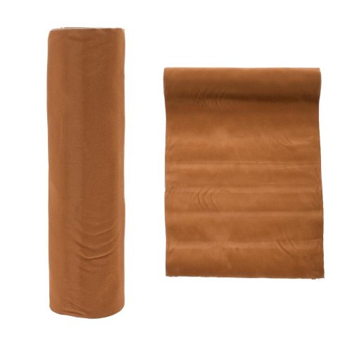 Štóla zamat velvet 30cmx3m ochre - Veľkonočné ozdoby