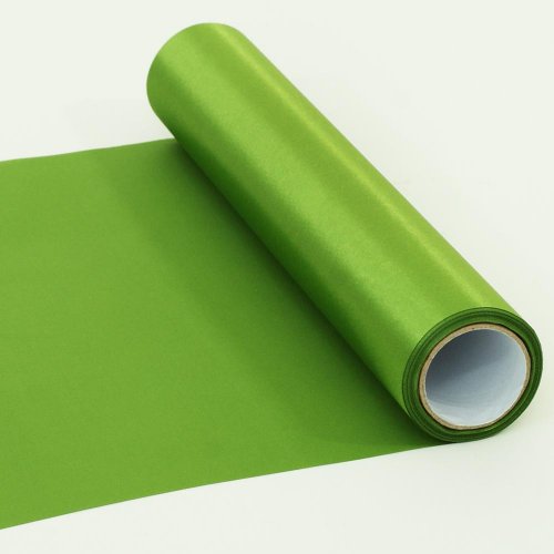 Saten rolka 32cmx6m farba 050 zelená tm.