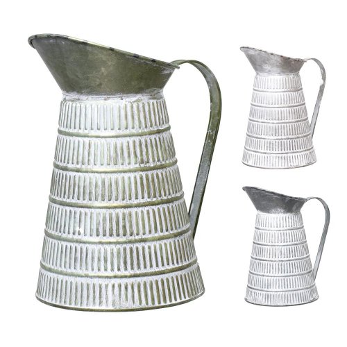 Váza džbán malý kov mix 3f v:22x12,5cm super cena