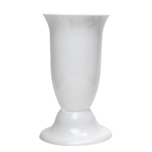 059 váza stará uh 13 m biela /13xv24cm/