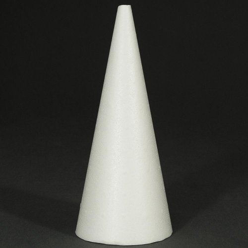 Polystyrén kužeľ 26cm/100/ - Umelé kvety