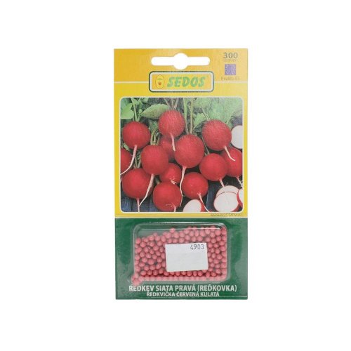 Blister reďkovka červ., guľ., stela300s - Umelé kvety