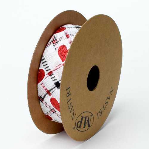 Super cena stuha karo/srce mm25x15m white