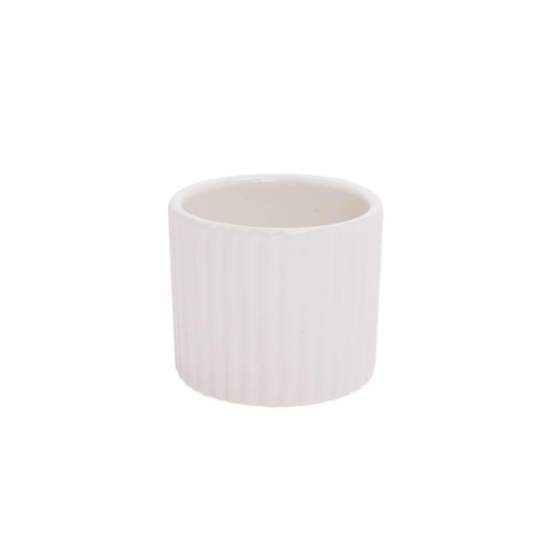 Obal keramika bianco v7/8cm - Vianočné dekorácie