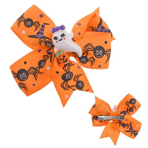 Spona do vlasov oranžová duch