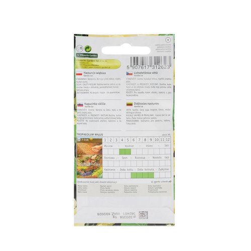 Kapucínka vačšia vanille ice 5g