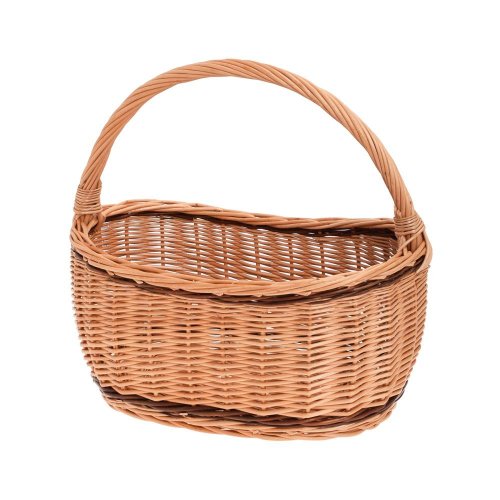 Košík prútie huby v35/40x24xv15cm zk1018 - Vianočné dekorácie