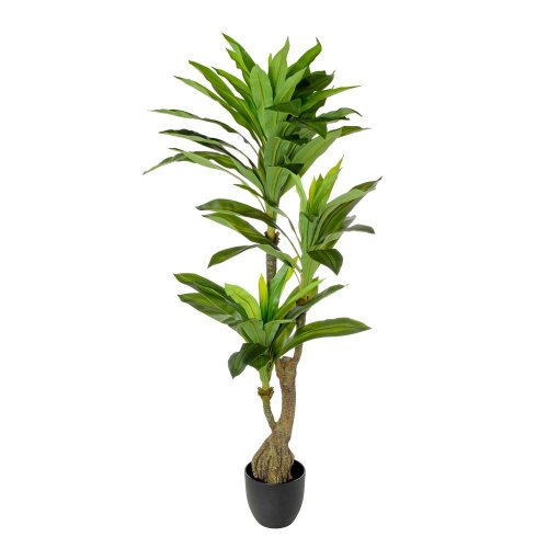 Dracena strom v plast. kvetináči zel.140cm