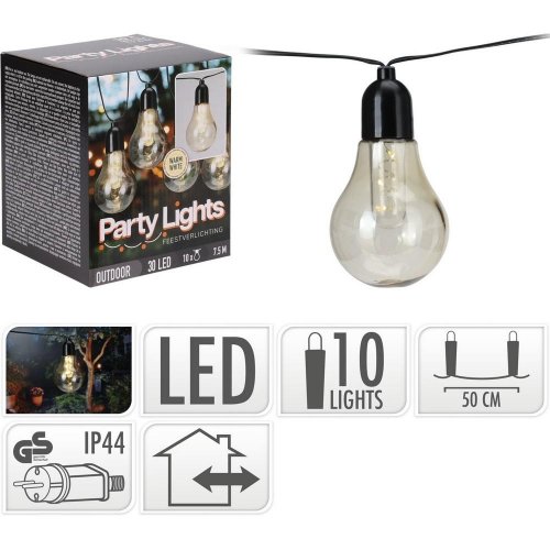 Le2100360 párty žiarovky 30led ww