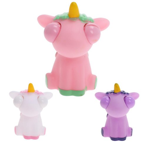 Stláčacie zvieratko jednorožec 8cm