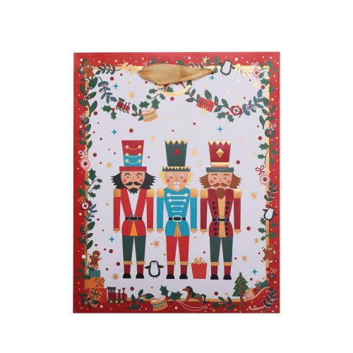 Agb2020003 taška darč.v25x20+10cm nutcracker with garlands