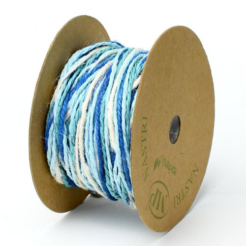 Juta vlna mix farba paper 10m turquo - Vianočné dekorácie a ozdoby