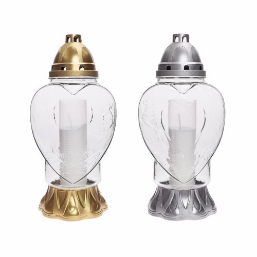 P-85 kah.sklo srdce ruža 150g 36cm - Vianočné dekorácie a ozdoby