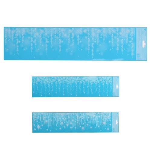 Fólia na okná vianočná žiara 64x15cm - Vianočné dekorácie