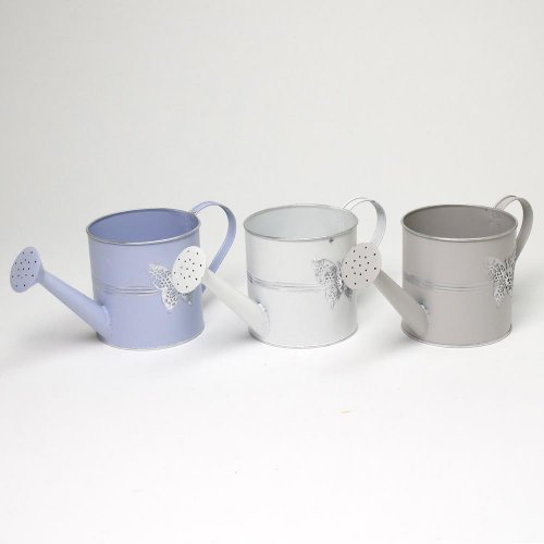 Váza krhla malá kov mix 3f motýľ  v:13x13cm super cena