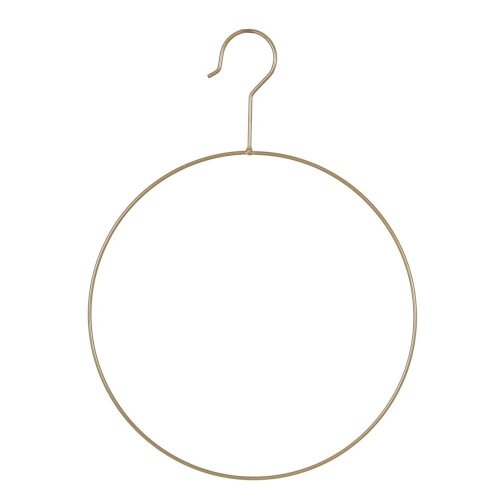 Kovový kruh s háčikom 28x38cm