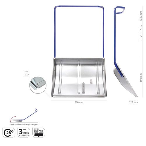 Ilzm80-steel zhrňač snehu stromgman 80cm