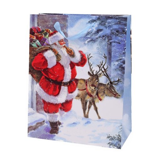 Dar. taška santa is coming veľká