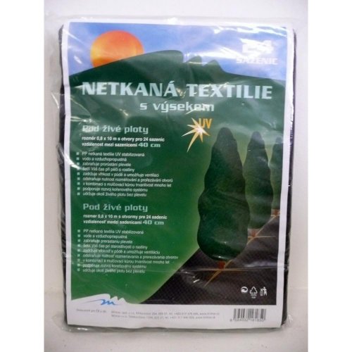 Netk.text-výsek živý plot/0,8x10m/čierna