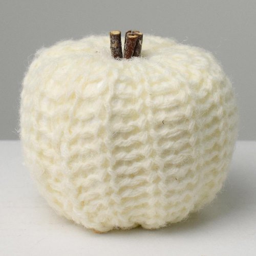 Tekvica látková krém 8x8cm