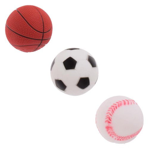 Hračka pre psa - lopta vynilová mix 7cm