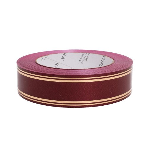 Stuha smútočná bordo 3cm/50y