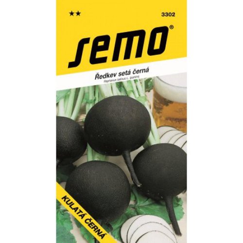 Reďkev čierna guľatá 5g - Umelé kvety