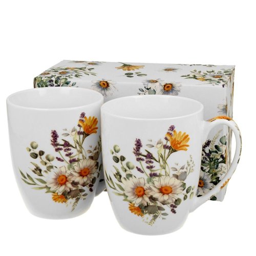 Šálky s/2 360ml sedmokrásky