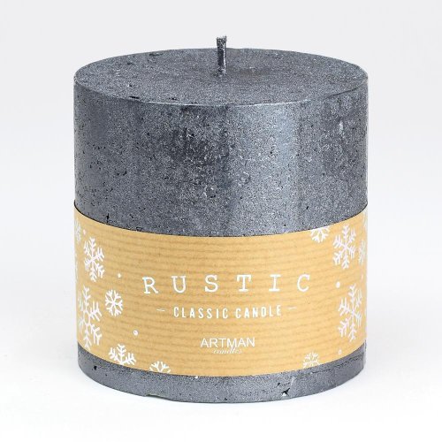 Rustic metalic val.9x9 čierny