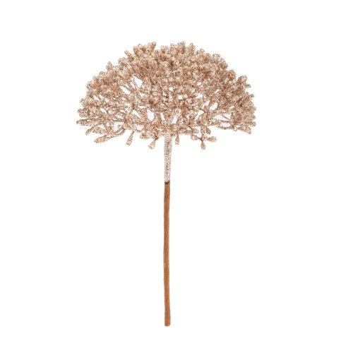 Zápich trachelium šampáň 28cm - Vianočné dekorácie