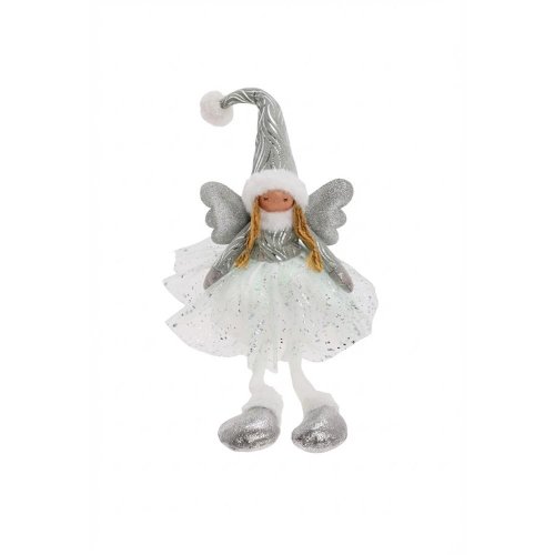 Anjel siv/ment textil led 22*16*60cm