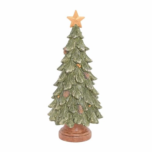 Stromček zelený poly 13,6*13,6*29,8cm - Vianočné dekorácie