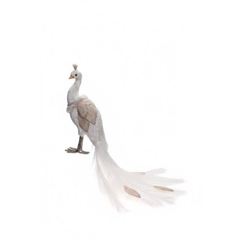 Páv bie/béž texti l20*5*70cm